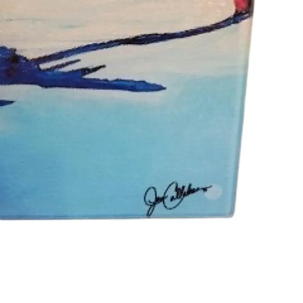 Paradise Palm Signed Glass Cutting Board by Jen Callahan 16